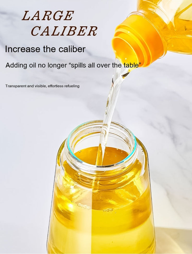 Glass Oil Spray Bottle – Refillable Kitchen Oil Mister for Cooking & BBQ