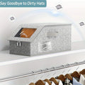 Foldable Zipper Baseball Cap and Hat Storage Organizer - Versatile Wardrobe Storage Solution for Accessories, Socks, and Toys