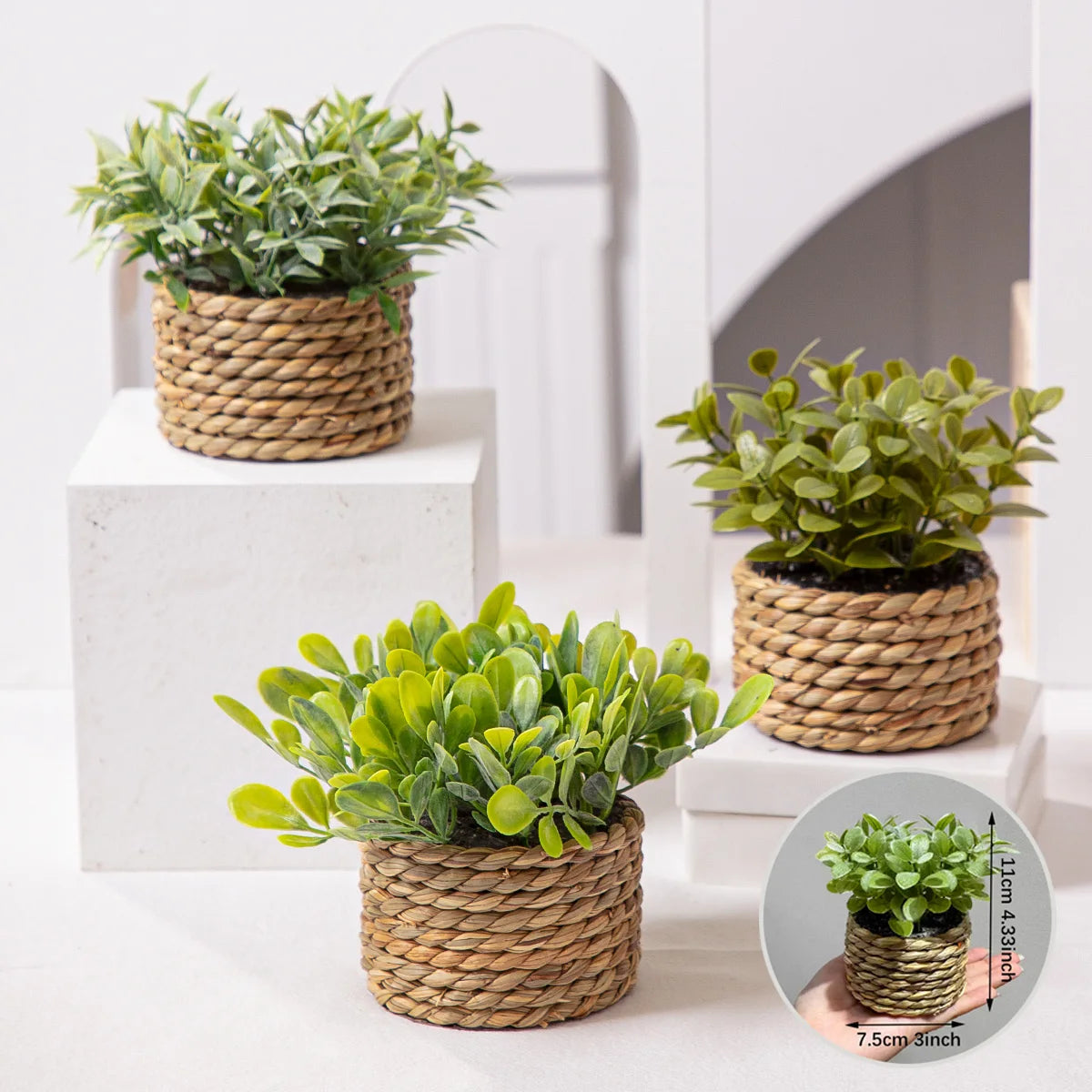 🌿 Evergreen Artificial Eucalyptus Plant Pot – No-Maintenance Home Décor for Fresh, Clean & Stylish Living Spaces