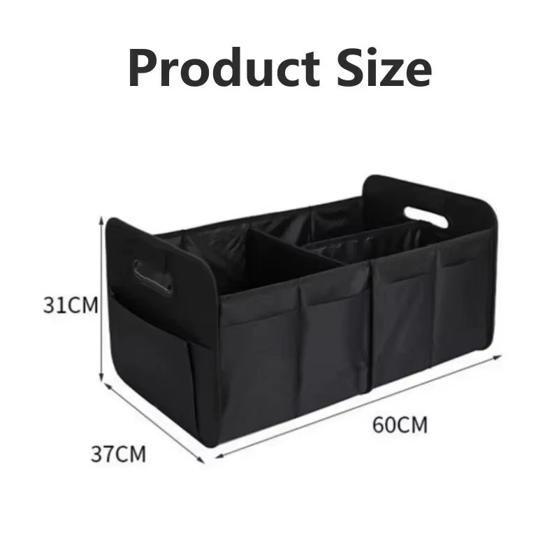 👉 No More Messy Trunk – Foldable Car Trunk Organizer Box