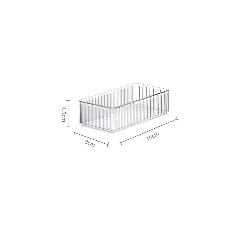 Say Goodbye to Clutter – Clear Drawer Organizer Storage Set