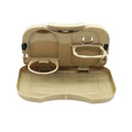 Ultimate Foldable Car Backseat Desk - Portable Meal Tray & Drink Holder for On-the-Go Dining!