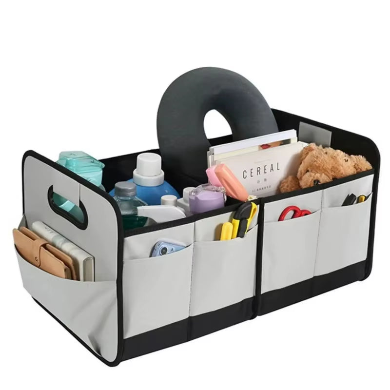 👉 No More Messy Trunk – Foldable Car Trunk Organizer Box