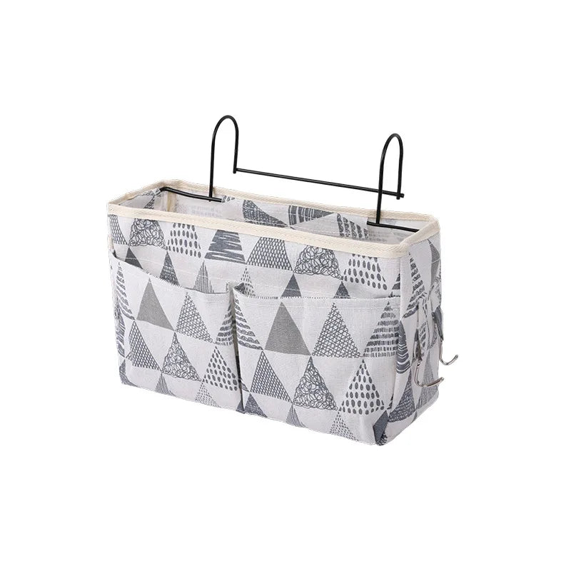 Baby Crib Hanging Storage Organizer – Space-Saving Nursery Bedside Basket for Diapers, Wipes, Bottles & Essentials Access