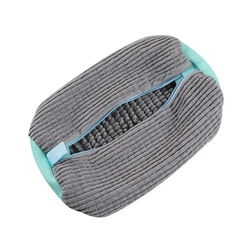 👟 Shoe Cleaning Laundry Wash Bag – Protective Sneaker Washer Bag with Brush for Deep Clean Without Damage