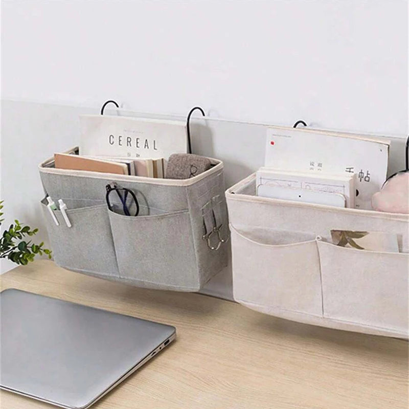 Baby Crib Hanging Storage Organizer – Space-Saving Nursery Bedside Basket for Diapers, Wipes, Bottles & Essentials Access