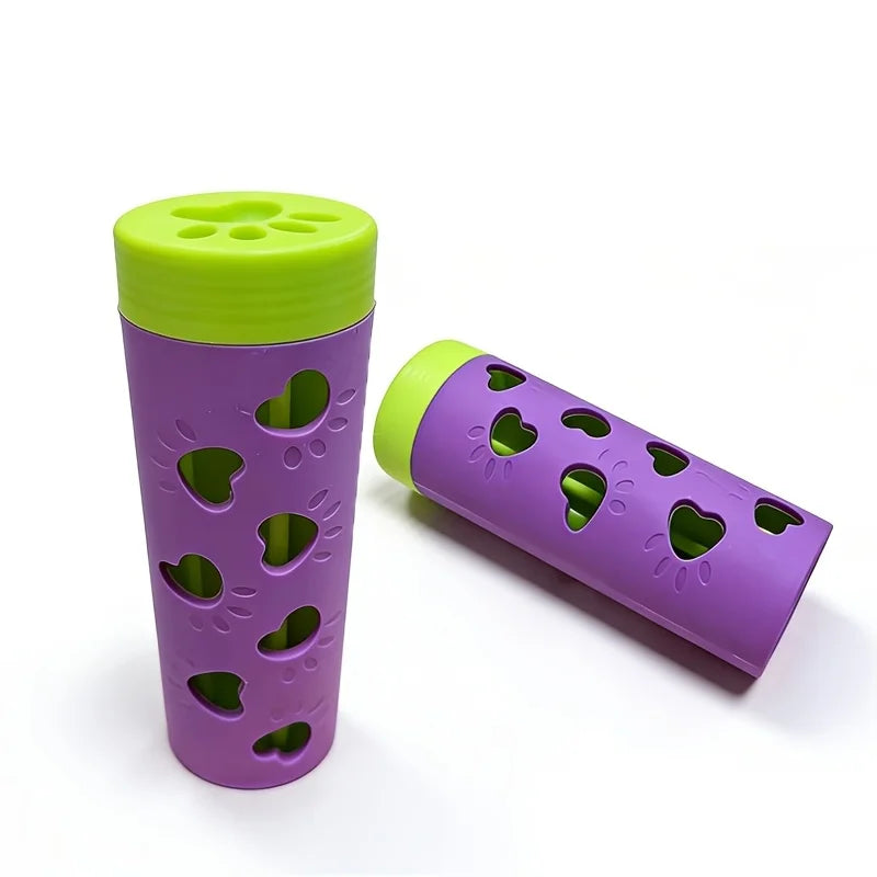 Paw Pattern Interactive Slow Feeder Dog Bowl – Healthy Digestion & Enrichment