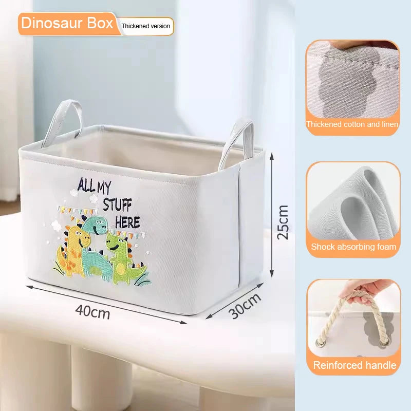 🧺 Foldable Storage Basket – The Easy Solution to Cluttered Rooms, Overflowing Laundry & Scattered Toys