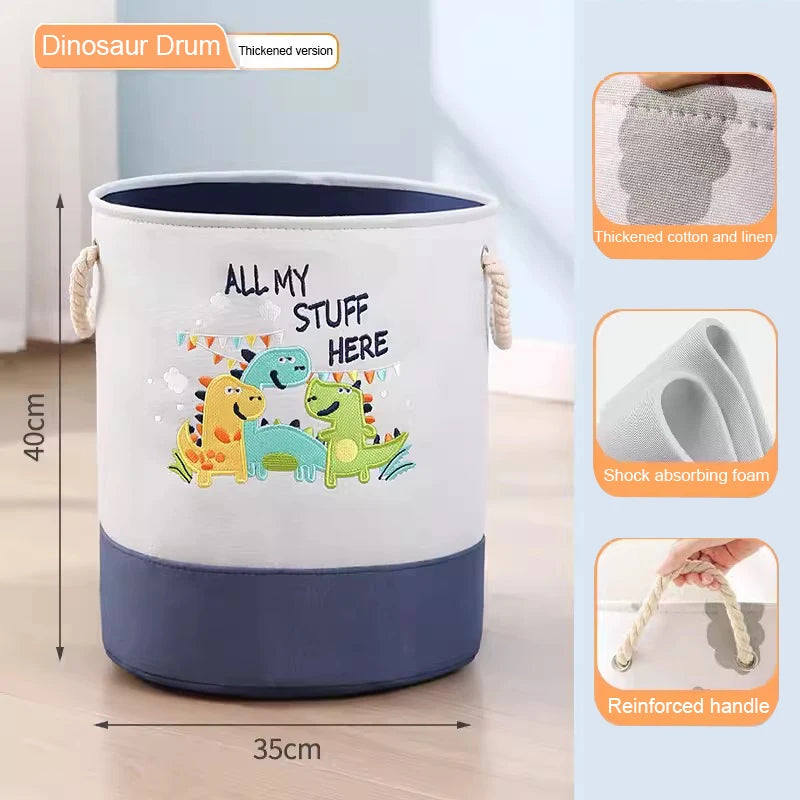 🧺 Foldable Storage Basket – The Easy Solution to Cluttered Rooms, Overflowing Laundry & Scattered Toys