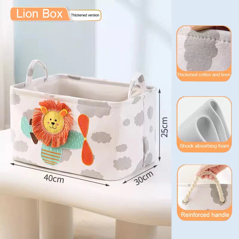 🧺 Foldable Storage Basket – The Easy Solution to Cluttered Rooms, Overflowing Laundry & Scattered Toys