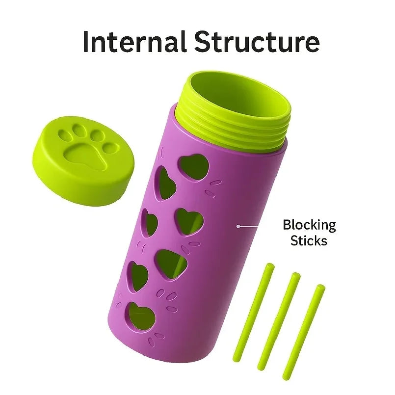Paw Pattern Interactive Slow Feeder Dog Bowl – Healthy Digestion & Enrichment