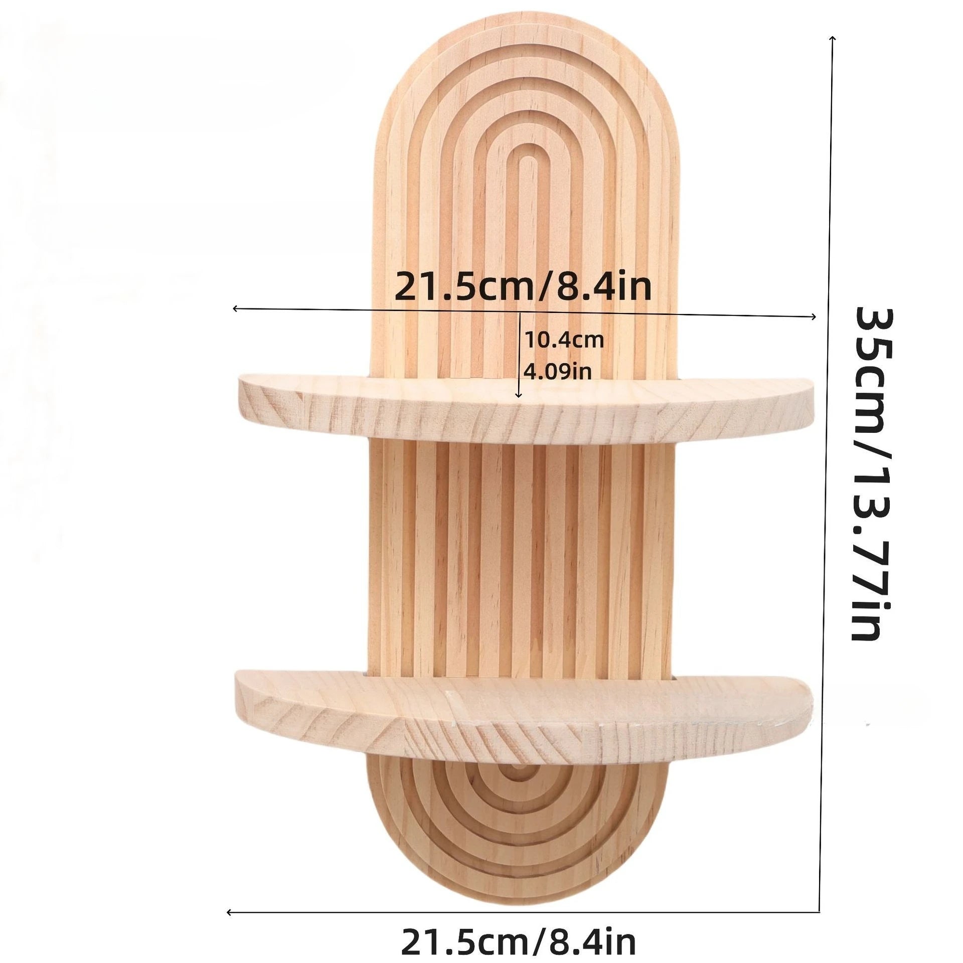 🏡Declutter & Decorate Your Space with a Boho Wooden Wall Shelf – Stylish Storage for Living Room, Bathroom & Bedroom