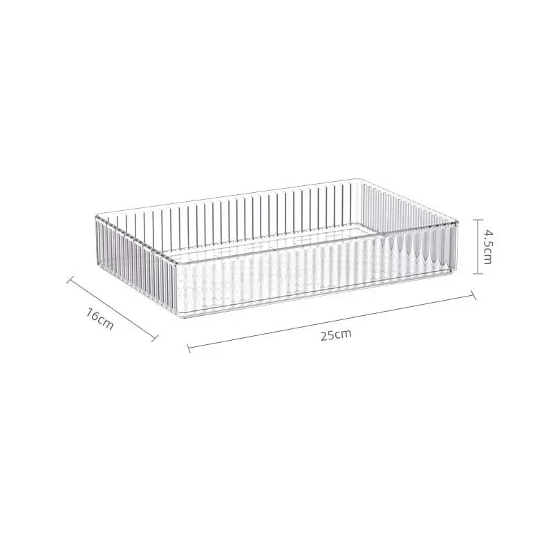 Say Goodbye to Clutter – Clear Drawer Organizer Storage Set