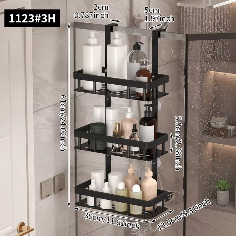 🚿 Tired of a Cluttered Shower? Save Space, Stay Organized & Keep Every Essential Within Reach with This Storage Rack