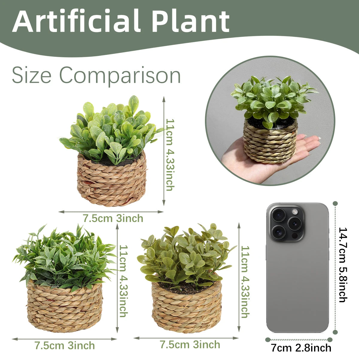 🌿 Evergreen Artificial Eucalyptus Plant Pot – No-Maintenance Home Décor for Fresh, Clean & Stylish Living Spaces