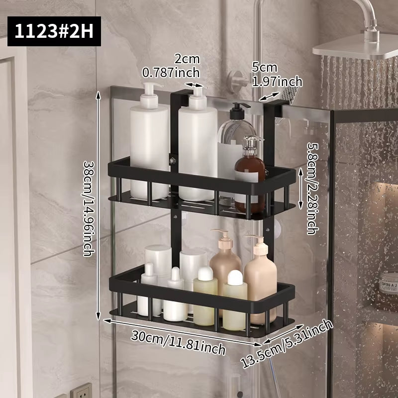 🚿 Tired of a Cluttered Shower? Save Space, Stay Organized & Keep Every Essential Within Reach with This Storage Rack