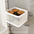 Magnetic Side Storage Rack | Multi-Purpose Kitchen & Bathroom Organizer Shelf