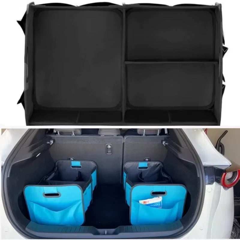 👉 No More Messy Trunk – Foldable Car Trunk Organizer Box