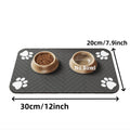 Quick-Dry Feeding Mat – Waterproof Absorbent Pet Food & Water Bowl Mat