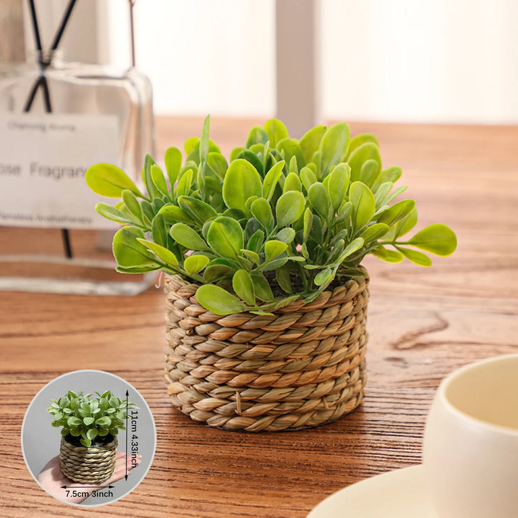 🌿 Evergreen Artificial Eucalyptus Plant Pot – No-Maintenance Home Décor for Fresh, Clean & Stylish Living Spaces